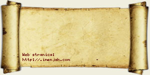 Gustav Džaković vizit kartica